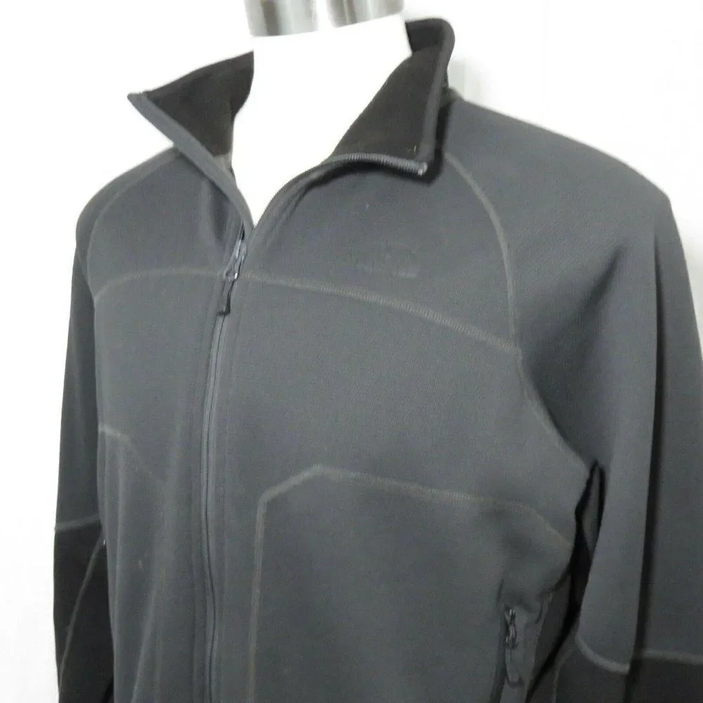 The North Face Stealth Byron Full Zip Fleece Jacket Black Mens XL
